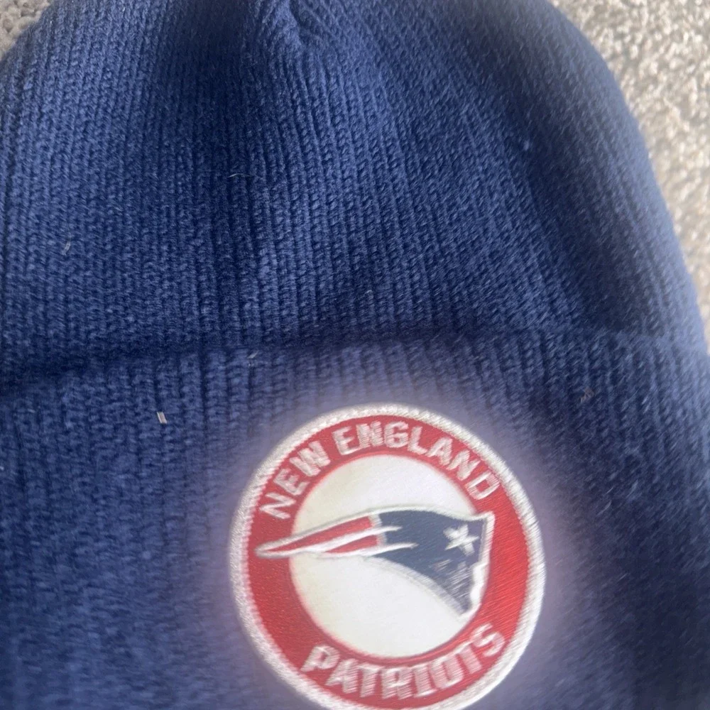 New England Patriots NFL Ice Block Cuff Knit Winter